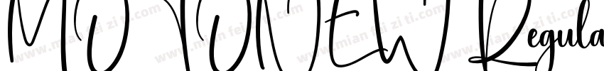 MOTONEW Regular字体转换